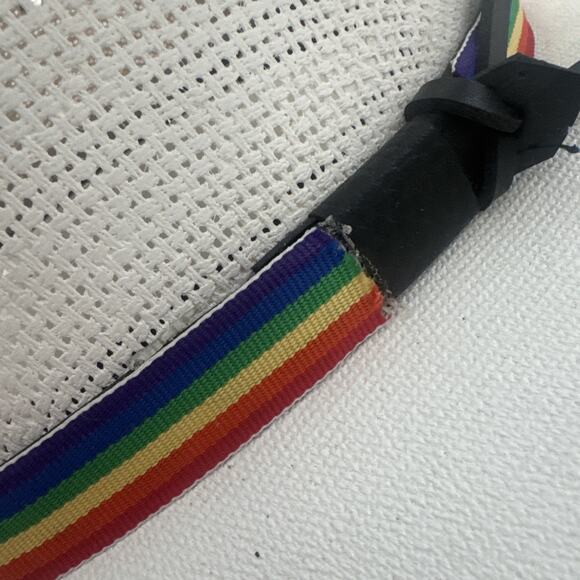 Vintage Gonzalez Cowboy Western Hat Made In Mexico Rainbow PRIDE Ribbon READ - Picture 10 of 12